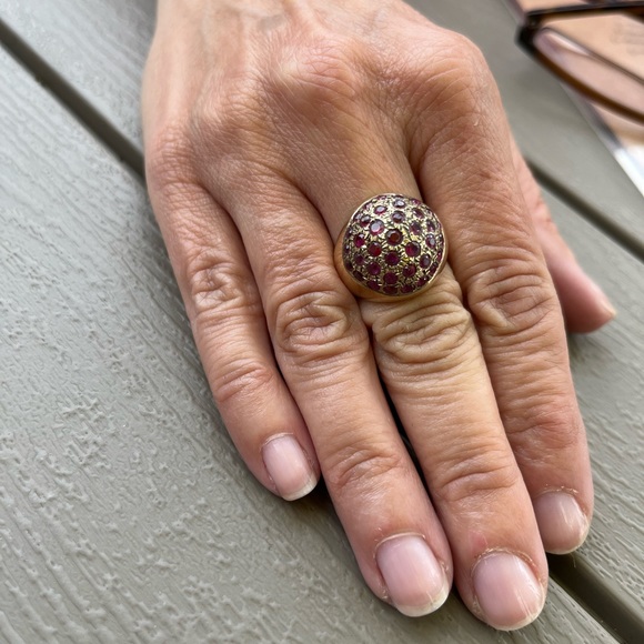 14K Gold Ruby Estate Ring - Picture 10 of 16